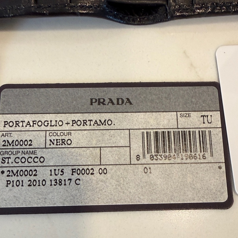 Prada Crocco Bifold Wallet - Picture 16 of 16
